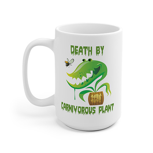 Death By Carnivorous Plant Mug